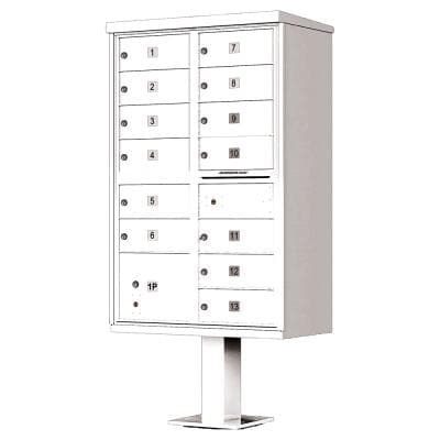 Florence vital™ 13 Door USPS Approved Cluster Box with Pedestal 1570-13